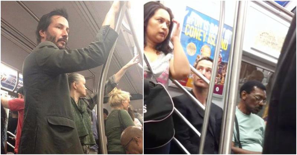 好萊塢最暖巨星，基努李維搭地鐵突然瞄向身旁女子，下秒 超暖一幕全球讚爆：真正的紳士