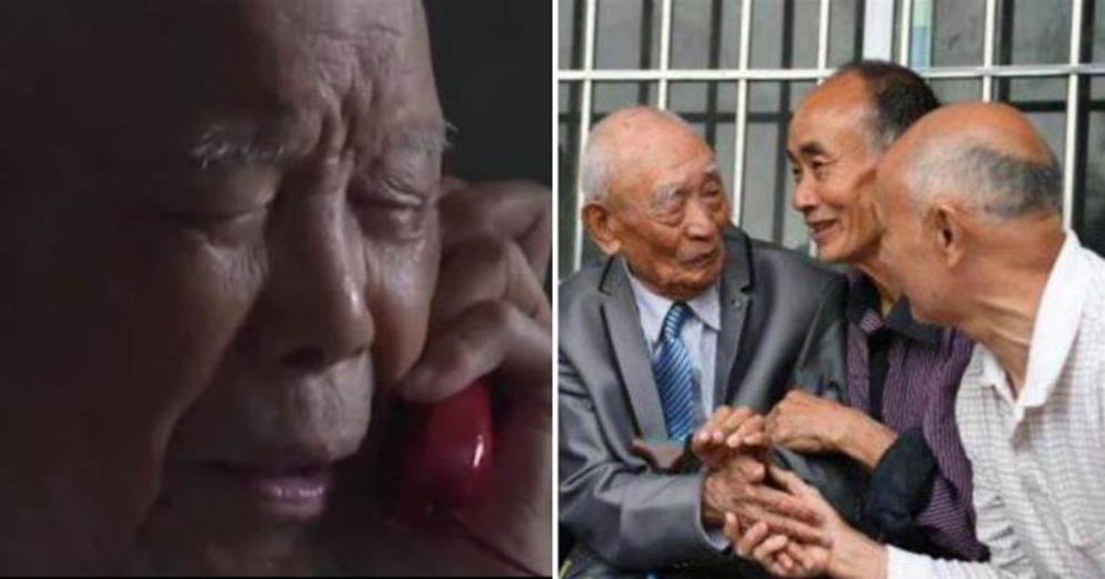 96歲臺灣老兵無兒無女，打電話問大陸的侄子，我沒積蓄能回家嗎？侄子回答讓他落淚
