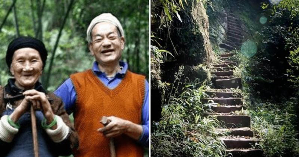 19歲小伙女友私奔,隱居大山50年,徒手鑿6208級天梯,妻身份曝光,感動網友:是真愛