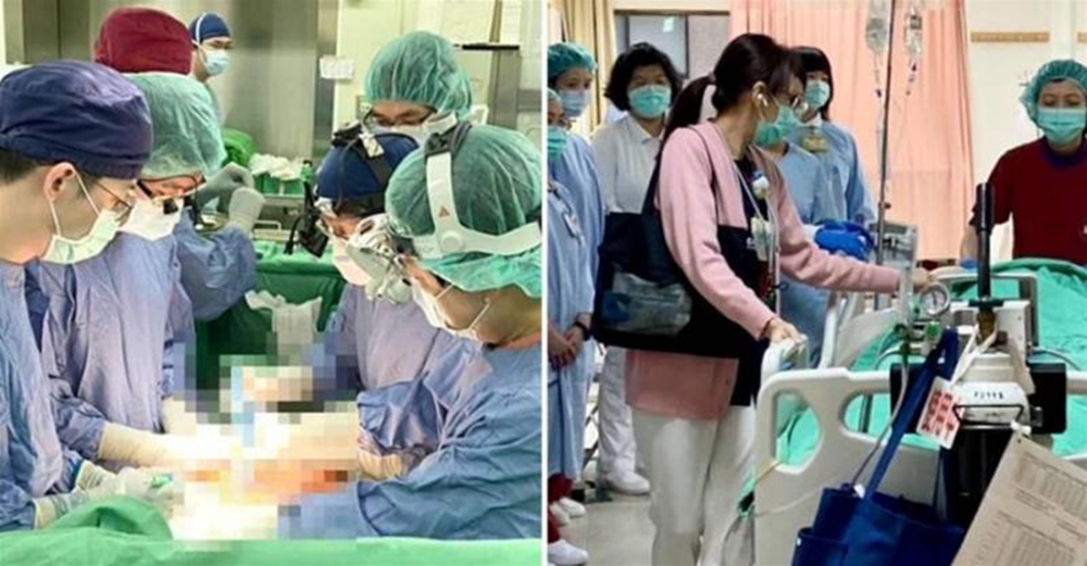 雲林壯男除夕夜突發腦死器捐,中榮召回上百醫護,連續奮戰20小時,讓20人重獲新生,網淚:人間大愛