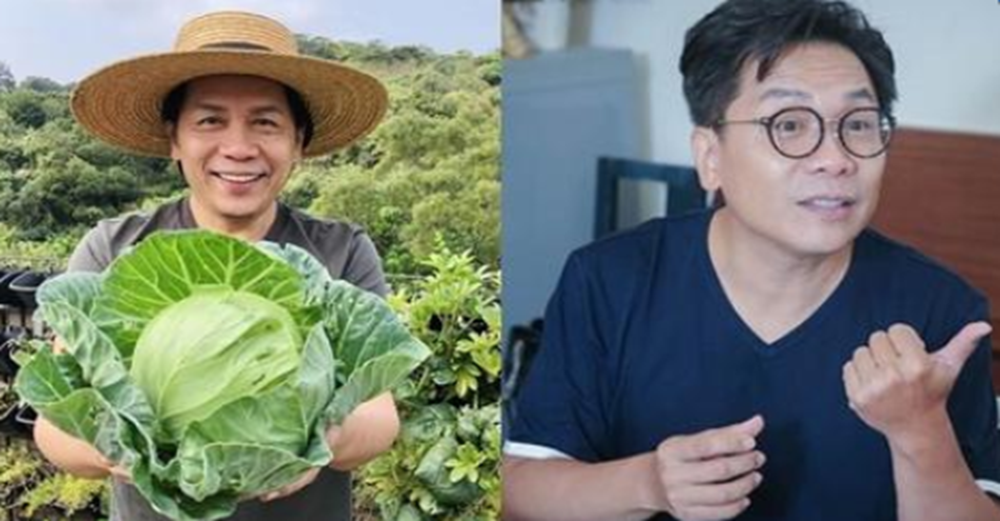和小18歲妻說好不生,綠葉男星內湖住家頂樓打造50坪農田,每天早晚巡菜園樂當城市農夫