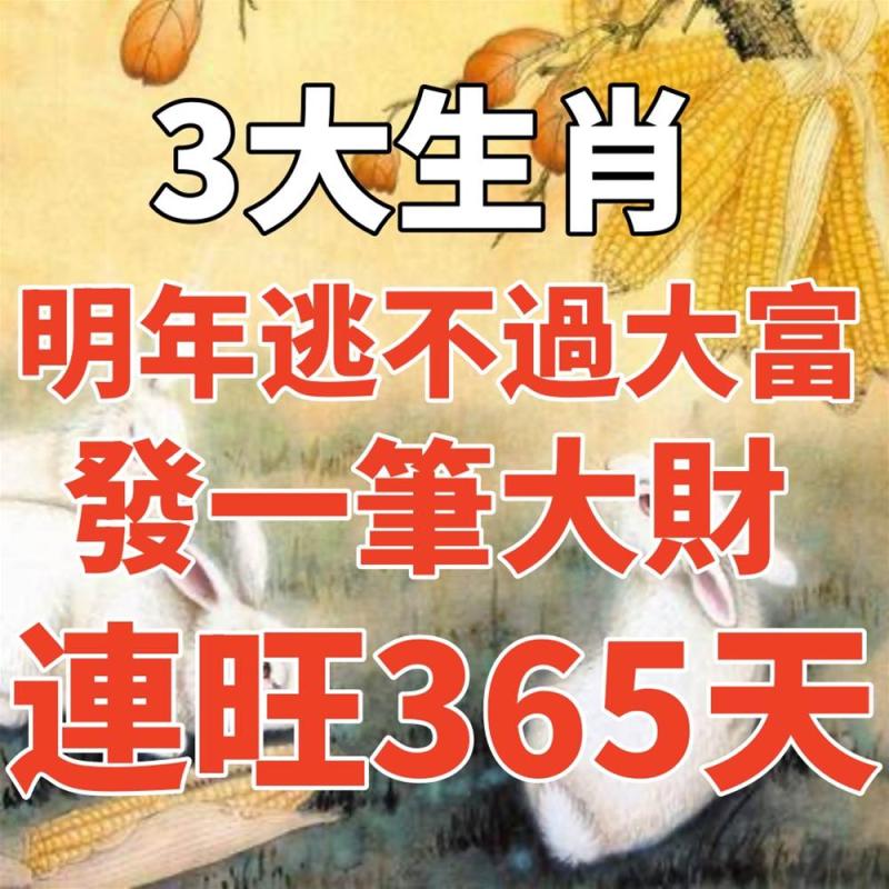 明年逃不過大富,這三個生肖要發一筆大財,連旺365天