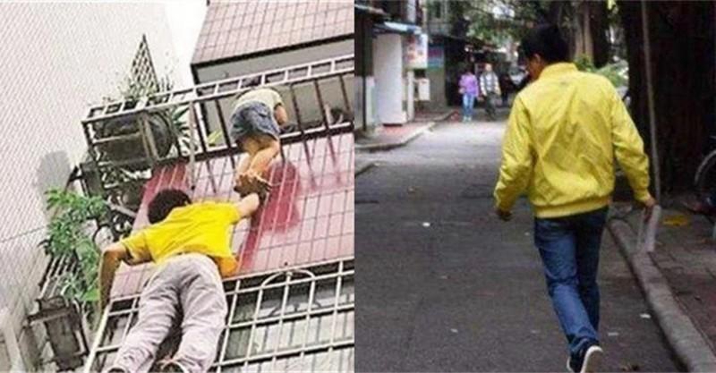 不顧安危爬3樓托舉女童,無業男救人後默默離開,今事業愛情主動上門:善意改變命運